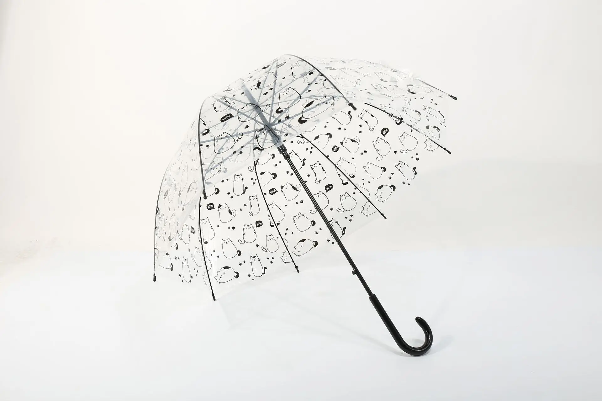 

Manufacturers Direct Selling Creative-Umbrella Thick Transparent Umbrella Rain Or Shine with Both Gift Business Advertising Umbr