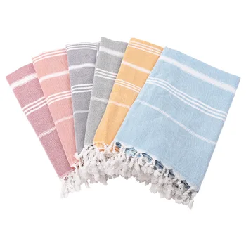 

4pcs/lot Turkish Cotton Bath Beach Spa Sauna Hammam Yoga Gym Hamam Hand Towel Fouta Peshtemal Pestemal Blanket 100x180cm