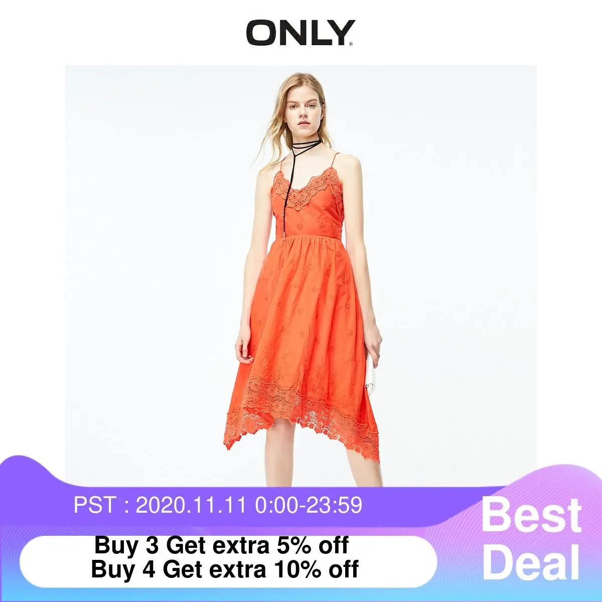 100 cotton slip dress