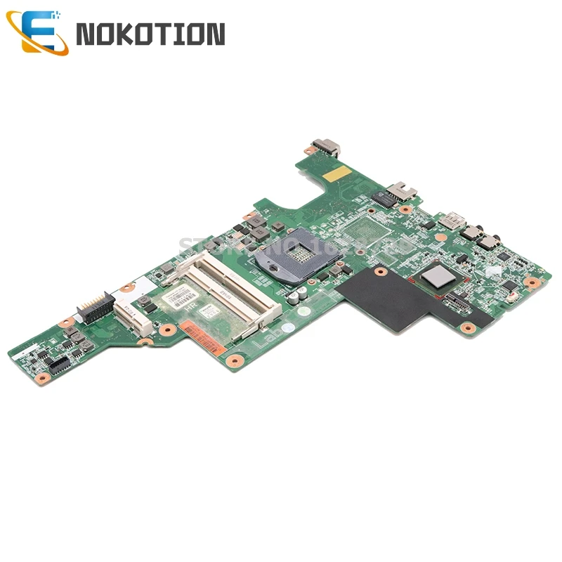 NOKOTION материнская плата для ноутбука hp 2000 CQ43 CQ57 основная плата HM65 GMA HD DDR3 646177-001 полностью протестирована
