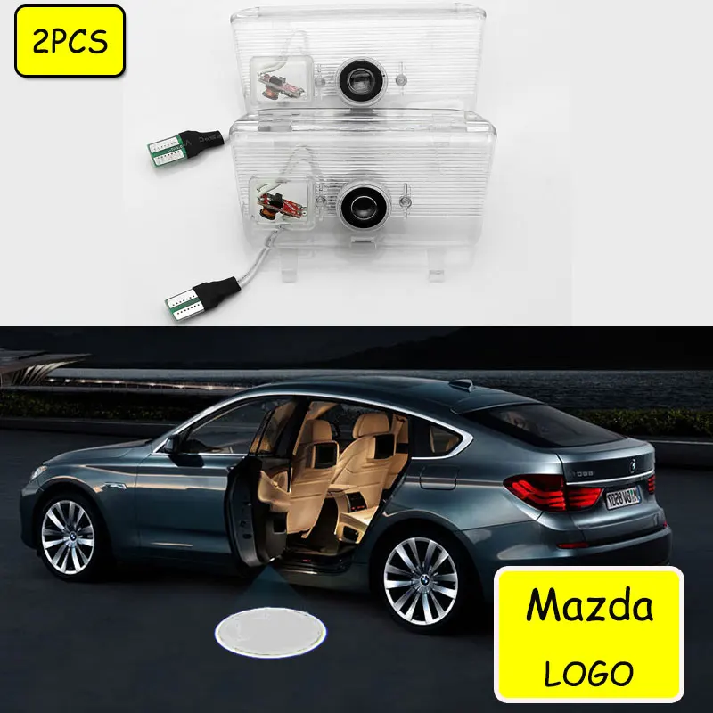 

Car Door Welcome Projector LED lights for Mazda 6 Atenza 2014 2015 2016 Logo Light ghost light