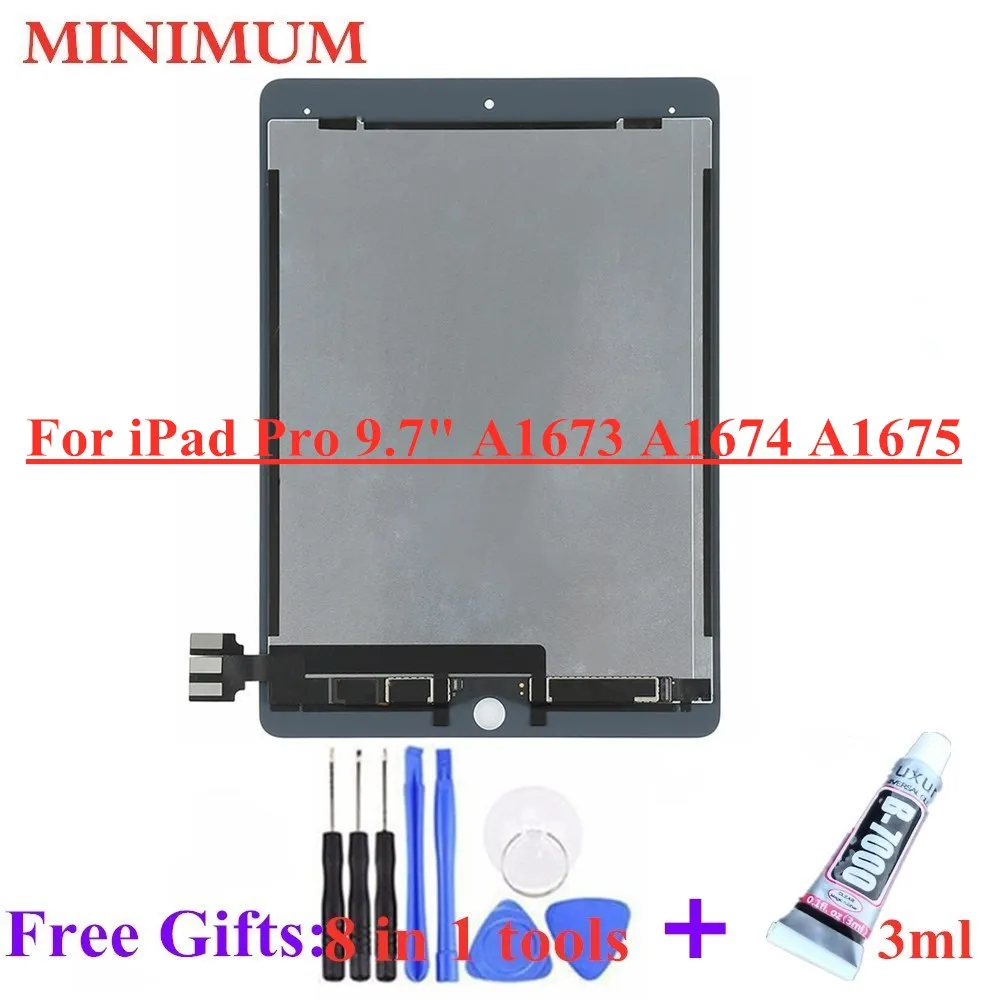 

AAA+ LCD For iPad Pro 9.7" A1673 A1674 A1675 LCD Display Touch Screen Digitizer Assembly Replacement Parts For iPad Pro 9.7 Inch