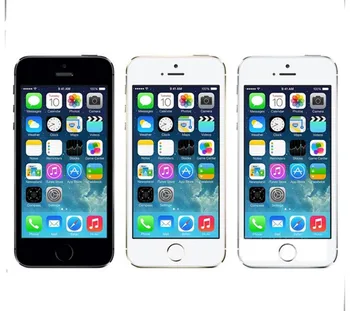 

Original Apple iPhone 5s Unlocked 16GB / 32GB ROM 8MP Camera 1136x640 pixel WIFI GPS Bluetooth Cell phone multi language
