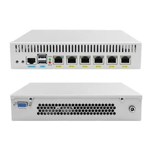 Firewall Mikrotik Pfsense VPN Netzwerk Security Appliance Router PC Intel Atom D525,(6LAN/2USB2.0/1COM/1VGA/FAN)