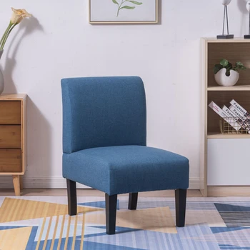 

Armrest Fabric Single Leisure Chair Blue [68x50x80cm] Moved Freely in the Living Room or in the Bedroom