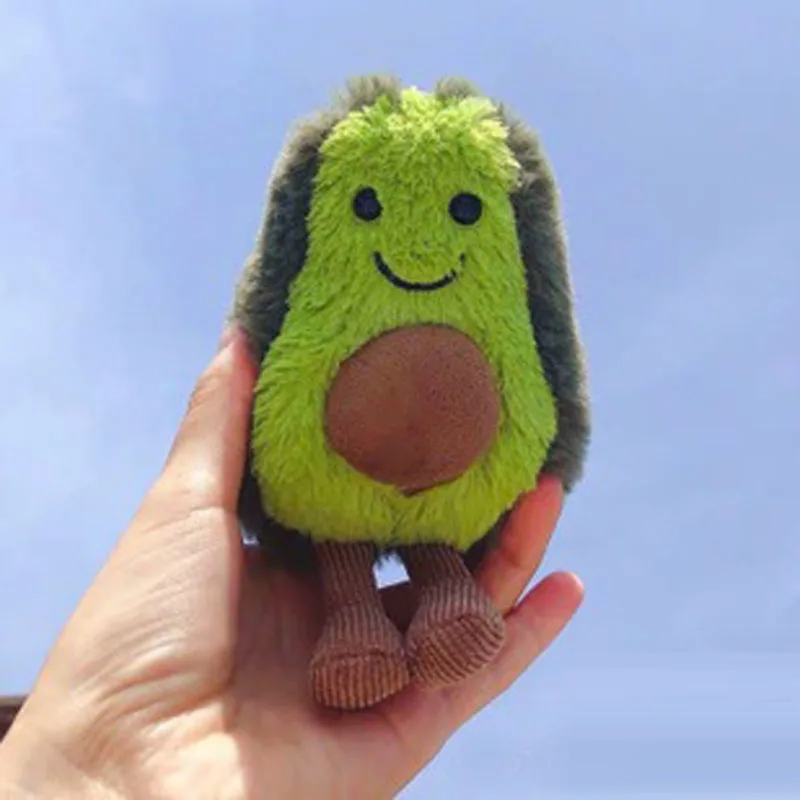 

Stuffed Kawaii Avocado Plush Fruit Toys Cartoon pendant keychain Lucky Doll Baby Kids Toy Children Gift toys