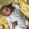 Miaio 50CM Newborn Baby Lifelike Real Soft Touch High Quality Collectible Art Reborn Doll with Hand-Drawing Hair LouLou Doll 3