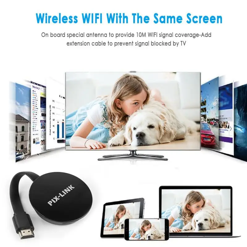 Wi-Fi 4K HDMI дисплей приемники для смартфона Google беспроводной же экран США КЛЮЧ зеркальное Зеркало экран Miracast для Google Home
