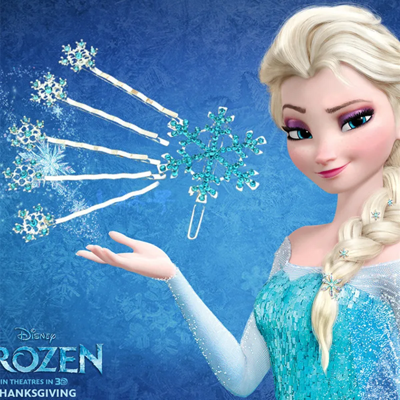 Украшения для волос холодная принцесса Disney 6 шт./лот Детские Мультяшные головные