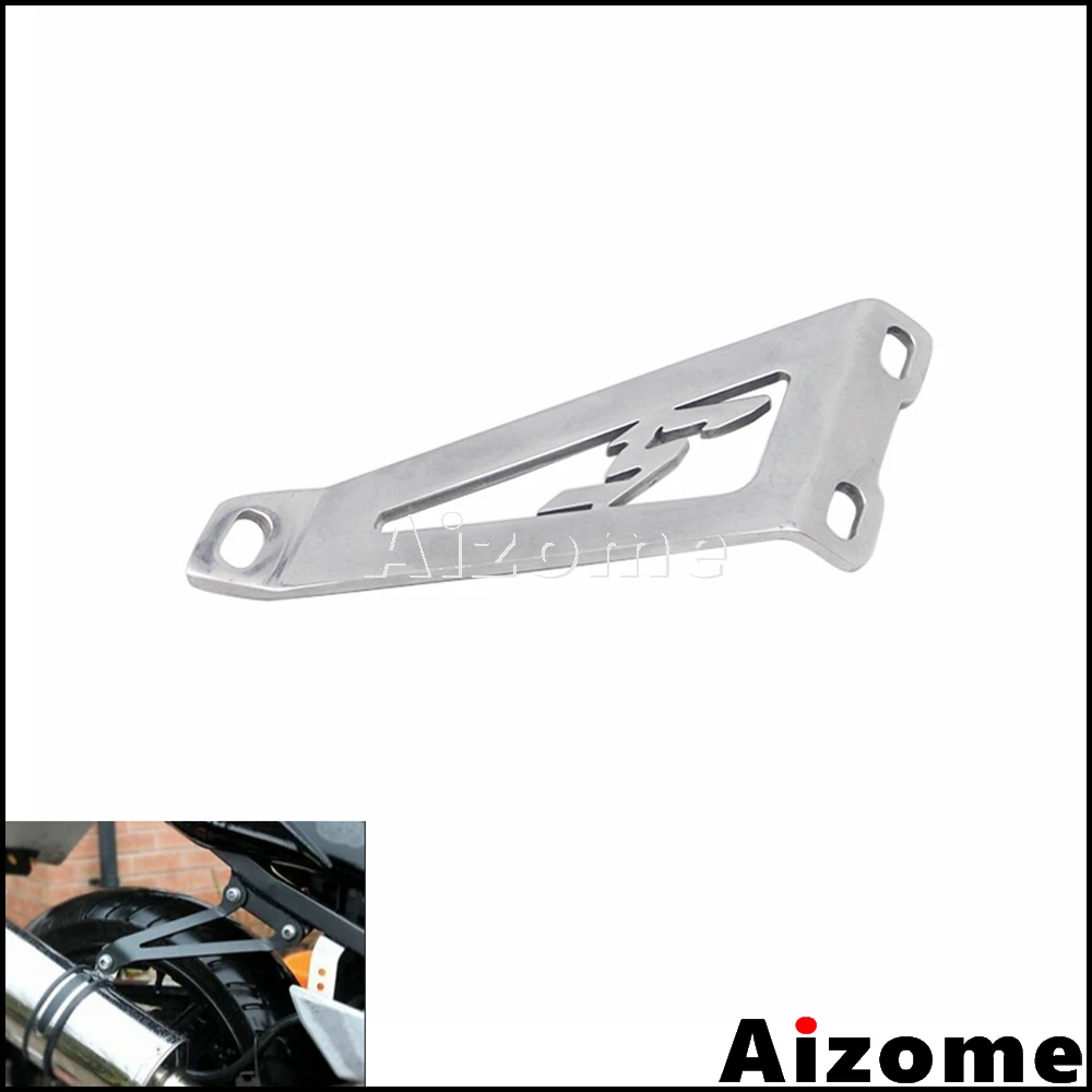 Хромированный Кронштейн для выхлопных газов Suzuki GSXR 600 750 1000 Yamaha YZF R1 Kawasaki ZX6R ZX9R