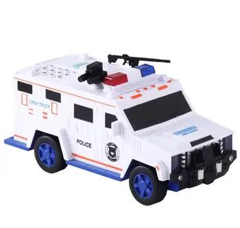 

Fingerprint Password Cash Truck Car Piggy Bank Moneybox Kids Big Safe Saving Coin Box Alcancias Large Music Toy Action Figure