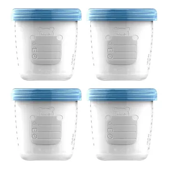 

180ml Baby Breast Milk Storage Cup Wide Neck Infant Newborn Food Freezer Fresh Cup Container Tea Organizer