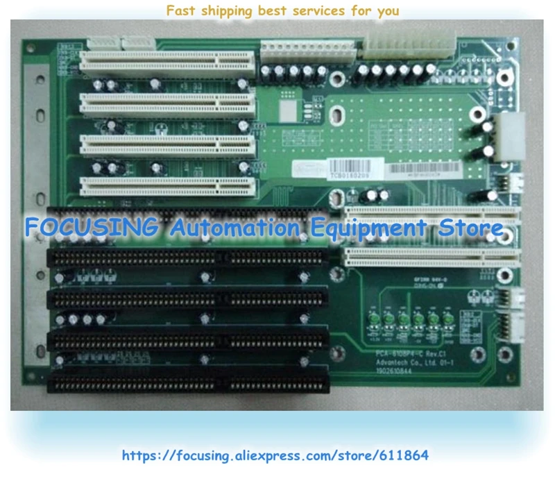 PCA-6108P4-C Rev. C1 Протестировано рабочие плата IPC с ISA PCI слот