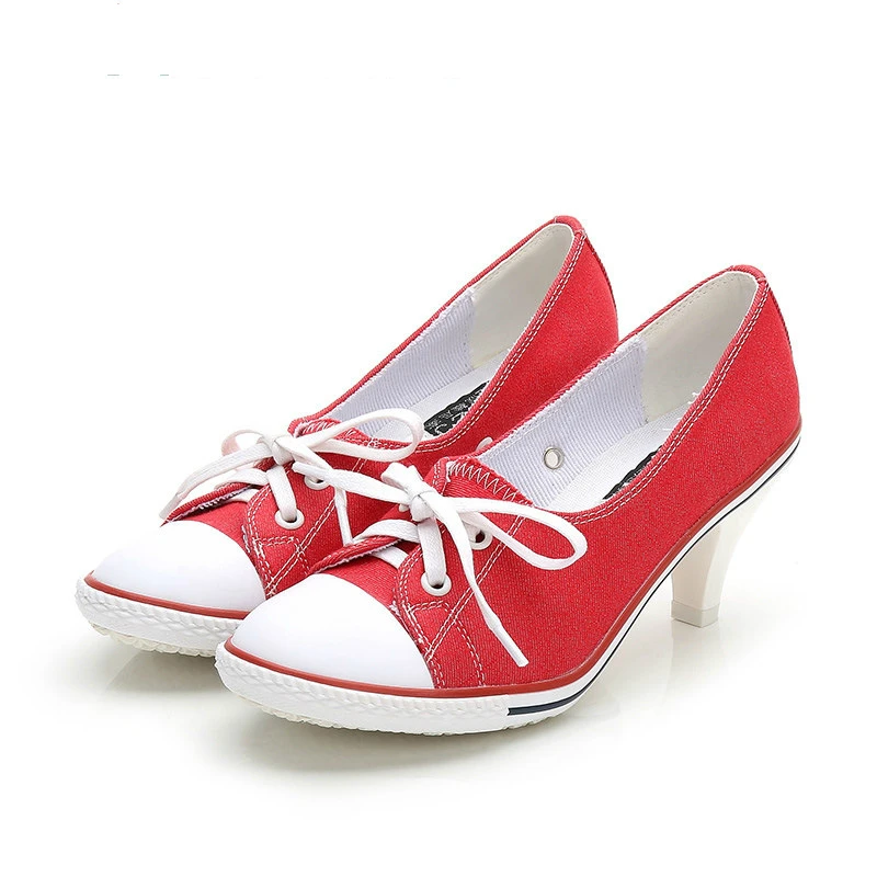 canvas pump shoes