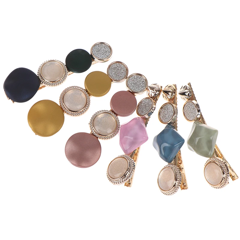 Spring Candy Scrub Bead Hairpin Sweet Imitiation Pearl Korean Hair Clips Fashion Hair Accessories for Women Beads Hairpins