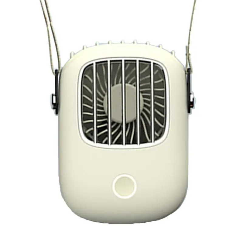 

Kids Mini Handheld Fan 3 Gears Adjustable Hanging Neck Cooling Fan USB Charging A0NC