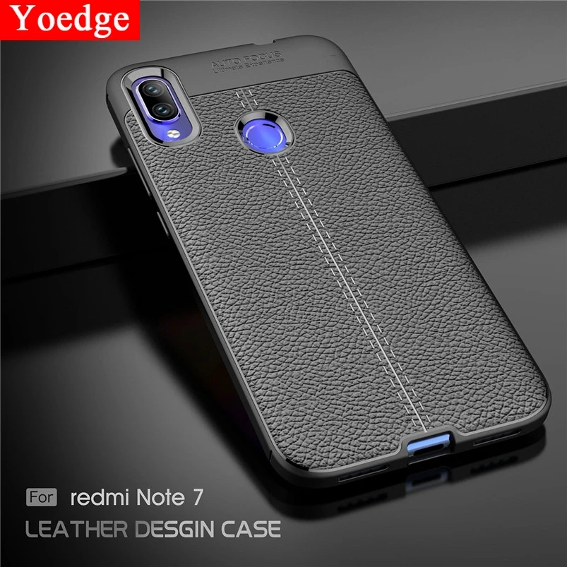 

Silicon Case For Xiaomi Redmi 3 4A 4X 5 Plus 6A 7 S2 Go Note 4 5A 5 6 7 Pro Mi A1 5X A2 8 Lite 9 SE F1 Play Litchi Leather Cover