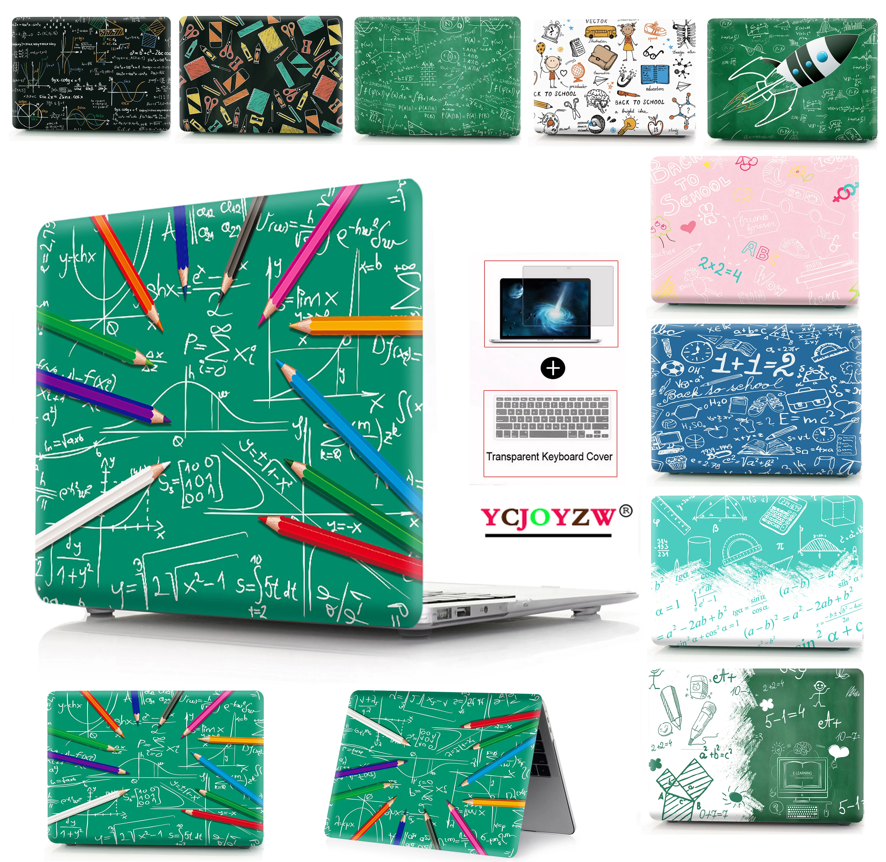 Школу чехол для MacBook Air 11 13 дюймов A1466 A1932 Pro 12 13 15 retina A1502 A1706 A1708 A1989 A2159Touch бар