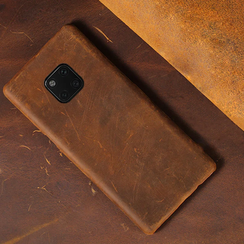 Чехлы для телефонов huawei P10 P20 P30 Lite mate 9 10 20 lite Pro Case Crazy Horse skin Cover для Honor 8X9 10 V20 P Smart case