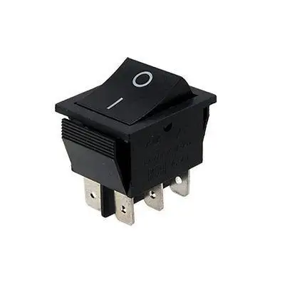 AC 250V 15A 6 Pin DPDT ON/ON I/O 2 оснастки в перекидной клавишный выключатель