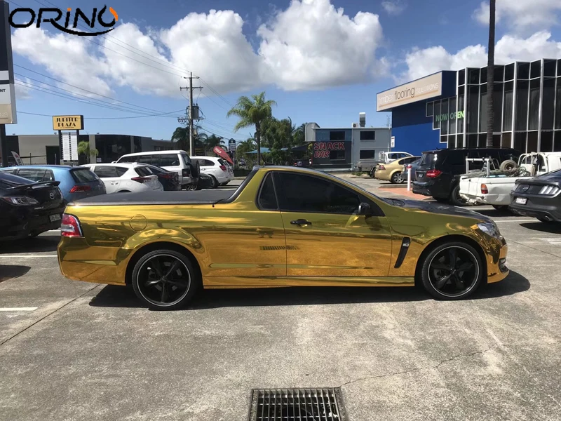Gold Chrome Vinyl Wrap Sticker-7