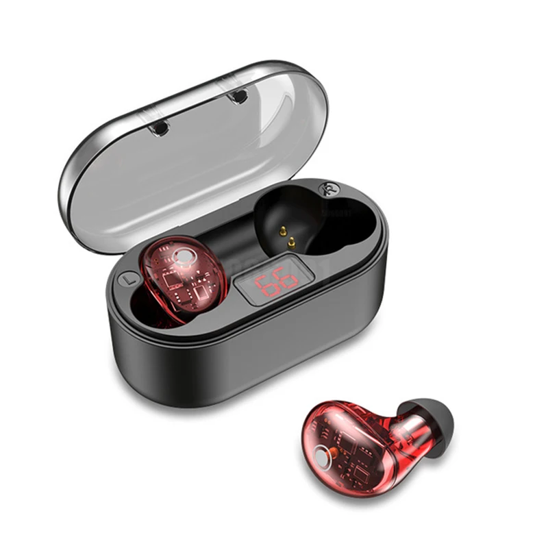 TWS X7 прозрачный дизайн Bluetooth 5,0 наушники с сенсорным управлением беспроводные наушники IPX6 водонепроницаемые стерео наушники с шумоподавлением