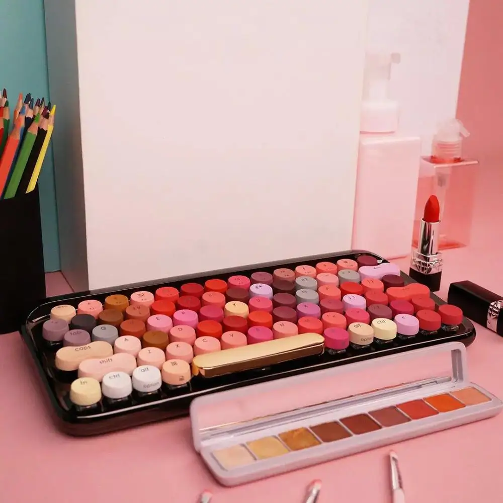  Xiaomi Lofree Wireless Bluetooth Mechanical Keyboard Bloom Version Charming Colorful Lipstick Gamin