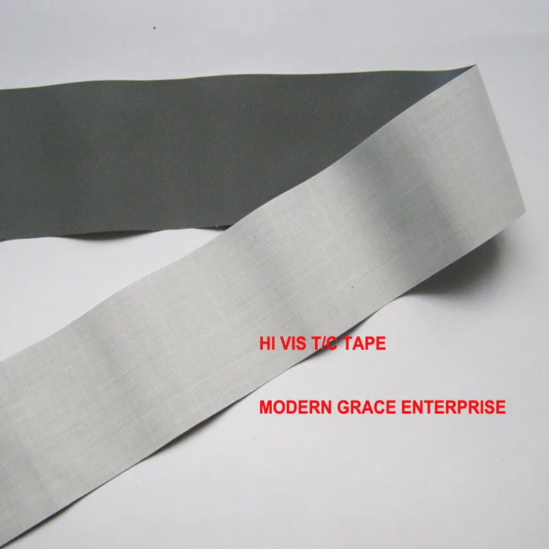 High Visibility Grade Sew On Reflective Fabric Tape Ribbon For Clothing Cap Bag For Visibility Safety Use Material reflective tape bands reflective tape