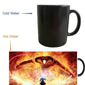 

Gandalf and Balrog Mug Magic Mugs Heat Reveal Heat Sensitive Mugs Changing Color Coffee Mug