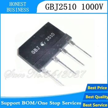 

10PCS-20PCS GBJ2510 1000V 25A Diode Bridge Rectifier Single Phase Bridge Rectifier High Frequency Diy Electronic