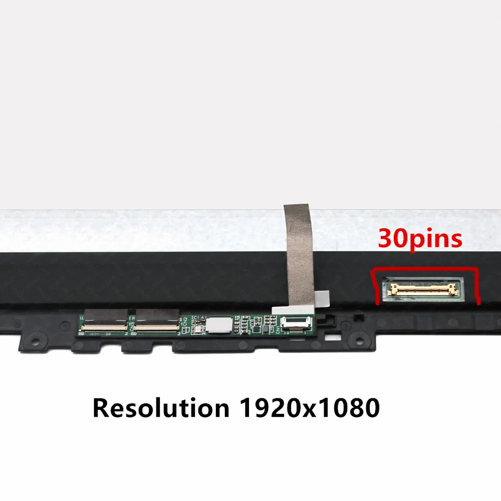US $135.00 156LCD display Touch Screen Digitizer Assembly Panel With Bezel For Lenovo YOGA 73015 Yoga 73015IKB 81CU Yoga 73015IWL 81JS