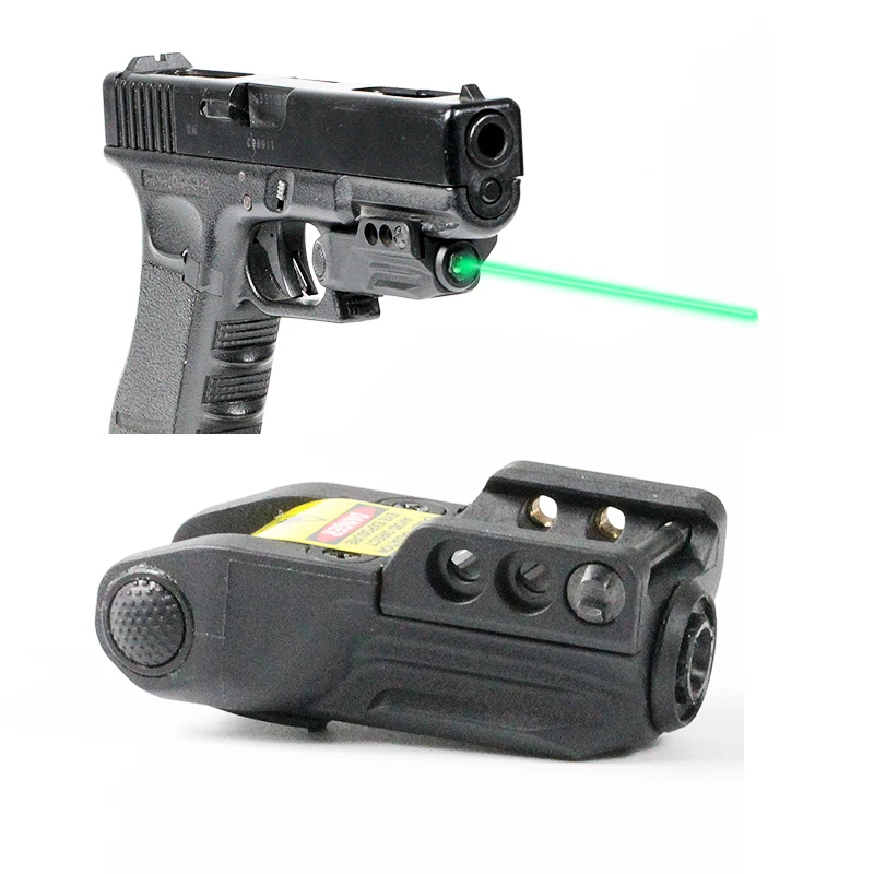 Rechargeable Pistol Green Laser Red Dot Sight Smart Sensor Hunting Gun Handgun Laser Pointer with Picatinny Rail охота