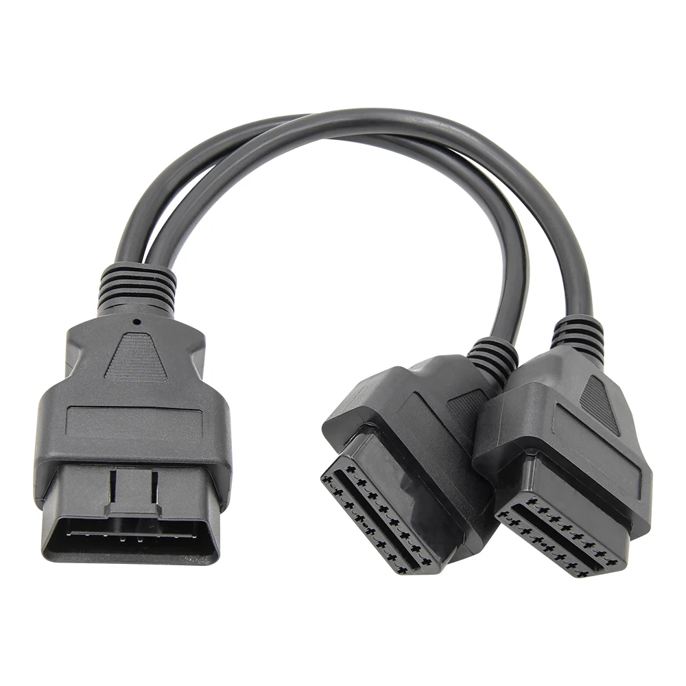 2 в 1 Преобразованный кабель OBD2 удлинитель ELM327 OBD код считыватель