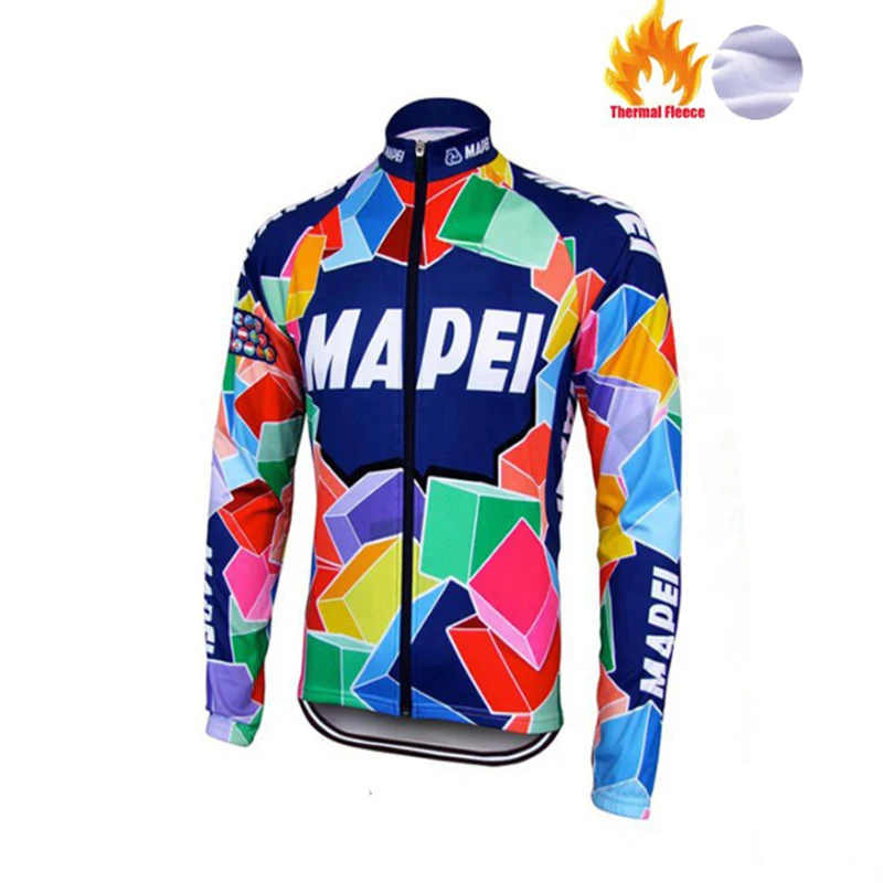 Зима, команда mapei fietsbroek lang, штаны для велосипеда, 12D гелевая подкладка, мужская термо флисовая профессиональная велосипедная одежда, spodnie zimowe