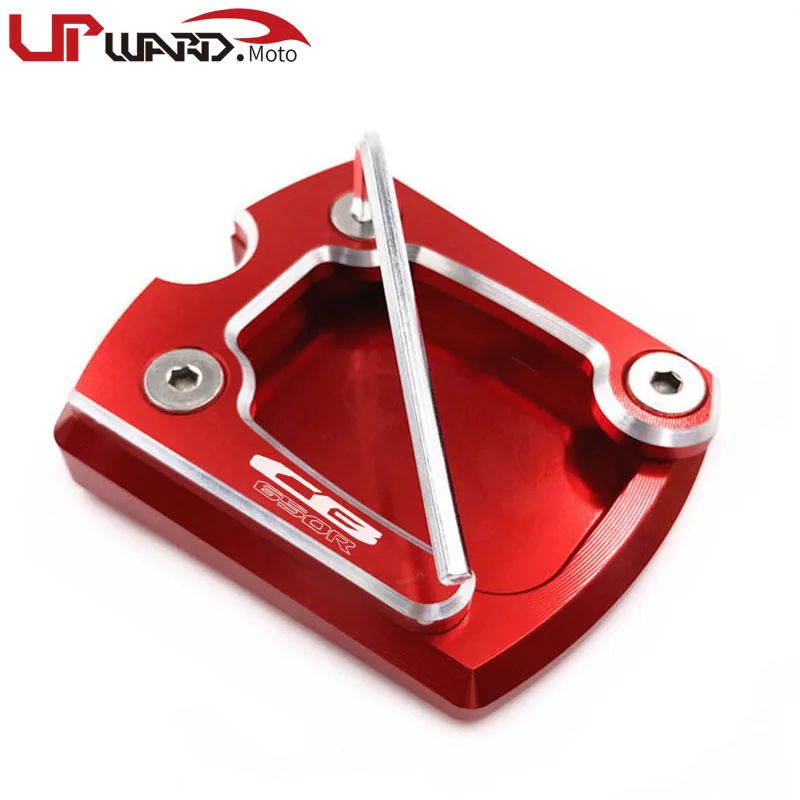 Для HONDA CBR650R CBR650 R CB650R CB650 R CNC алюминиевая мотоциклетная боковая подставка, увеличивающая пластина, выдвижная подставка