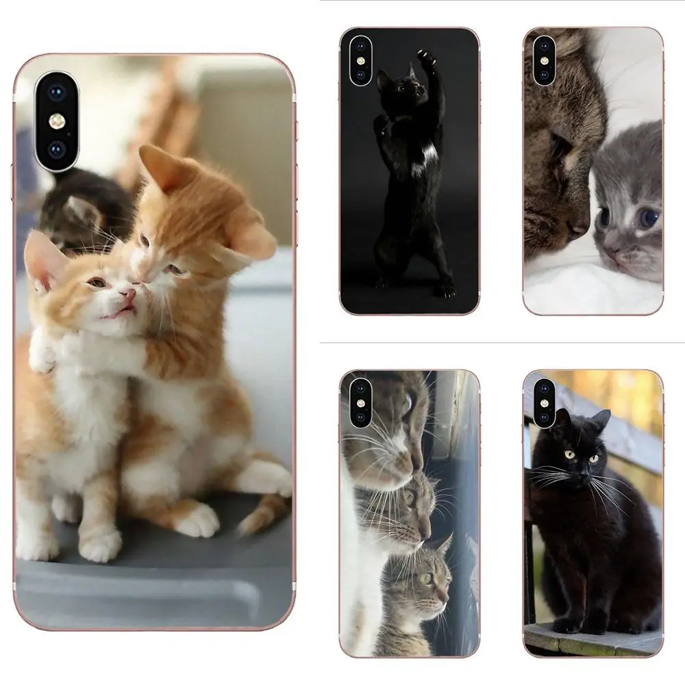 Soft TPU Phone Cover Case For Huawei Honor Nova Note 5 5I 8A 8X 10 Pro 9X Moto G G2 G3 G4 G5 G6 G7 Plus Lovely Because Cats | Мобильные