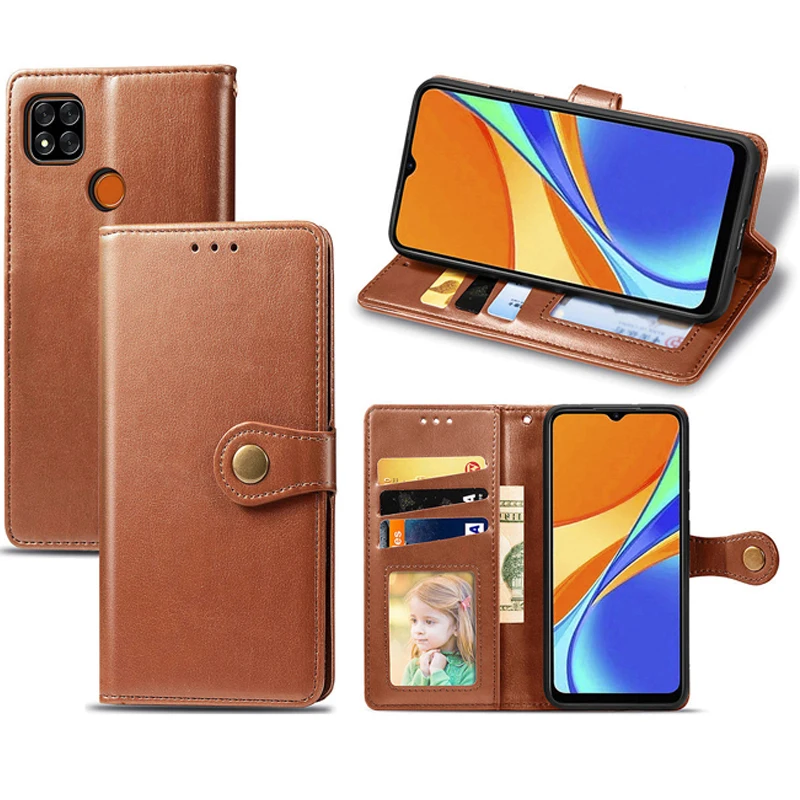 Кожаный чехол-книжка с бумажником чехол для Redmi 9 9A 9C крышка телефона Note 8 Pro MAX 9S 8T