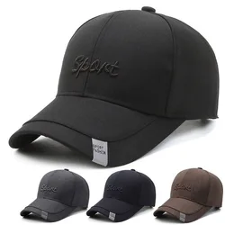 Four Seasons Men Baseball Cap Fitted Hat For Male Cotton Embroidery Sports Peaked Adjustable Head Circumference Father Gift