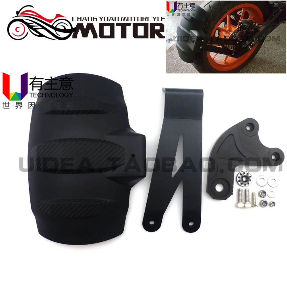 Accesorios de motocicleta para KTM DUKE 390 DUKE250 2018 rueda Hugger protección contra salpicaduras soporte guardabarros traser |