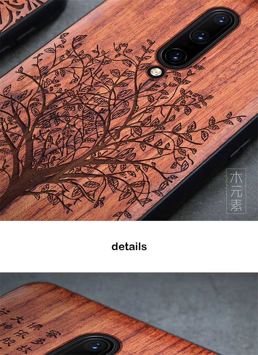 Phone Case For Oneplus 7 Pro Oneplus 6t 6 5t Original Boogic Wood TPU Case For Oneplus 7 Pro Oneplus Phone Accessories (7)