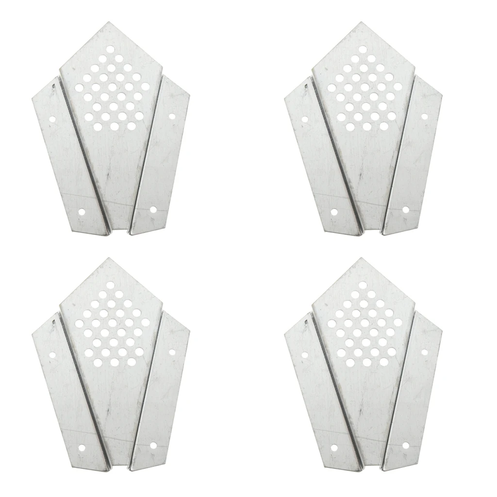 4Pcs/Set Stainless Steel Queen Bee Escaping Restrain Frame Prevention Anti-Run Tool
