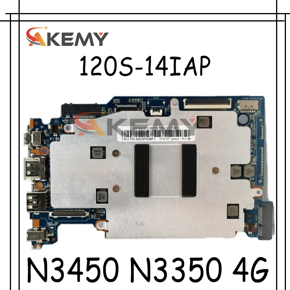 Системная плата 5B20Q55394 оригинальная 3450 N3350 4G для материнской платы Lenovo IdeaPad 120S-14IAP |