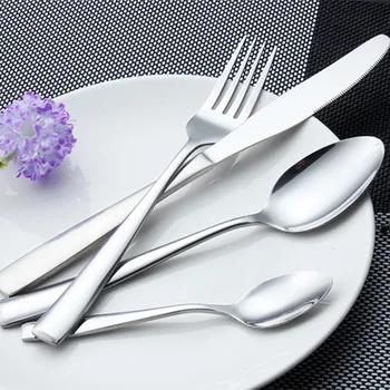

Stainless Steel Dinnerware Set 24 Pieces Cutlery Set Western Tableware Classic Gift Package Juegos De Vajilla Tableware BE50DS