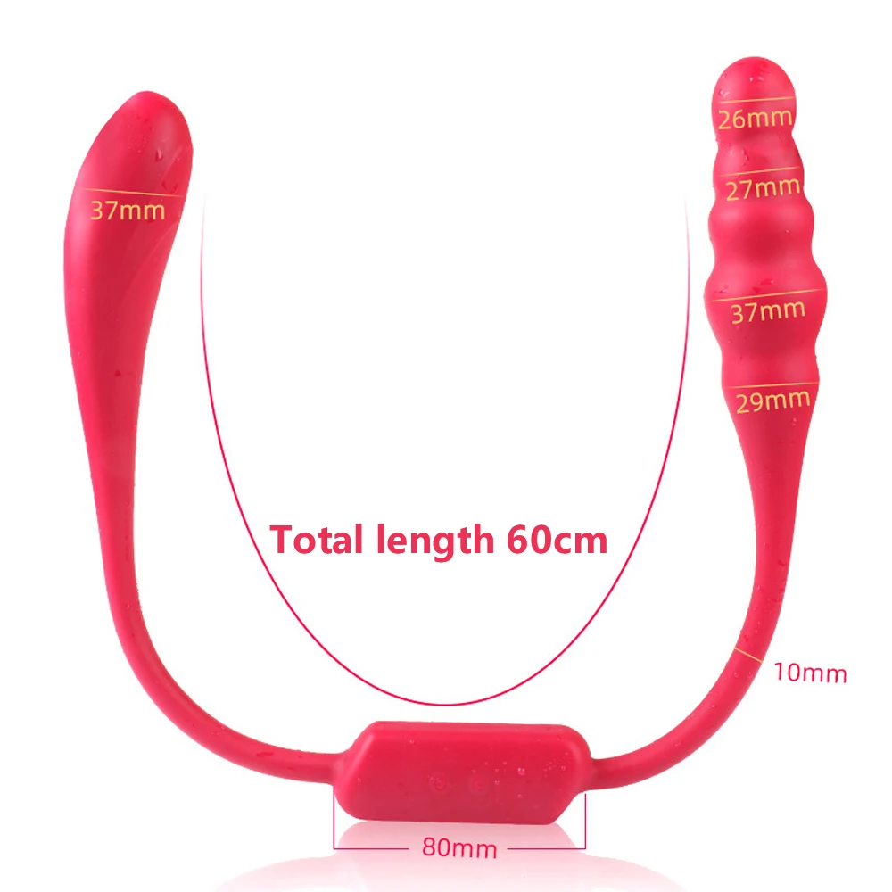 New Liquid Silicone Vibrator For Women Double Vibrator Egg 10 Speed G-spot Vagina Massager Balls Sex Toys For Couples Adult Game