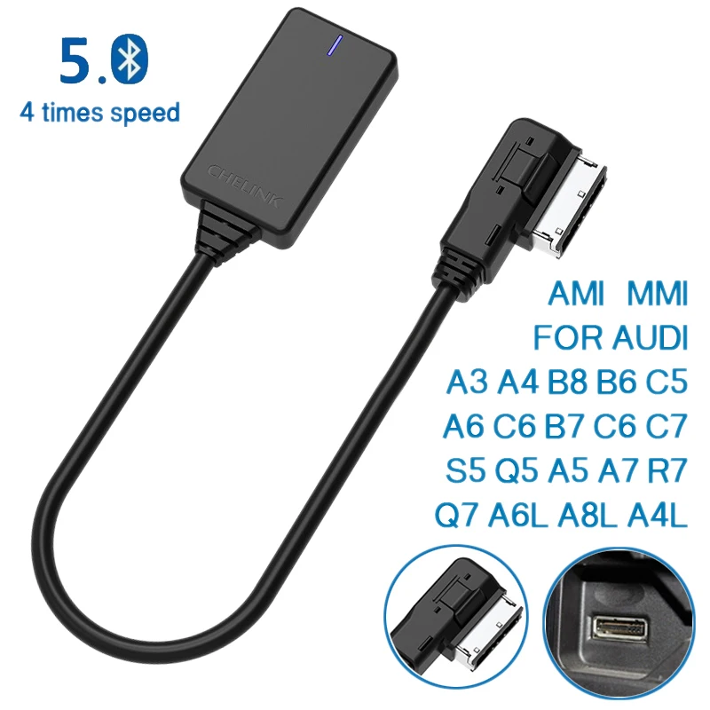 AMI MMI MDI беспроводной Aux Bluetooth Кабель-адаптер аудио Музыка Авто Bluetooth для Audi A3 A4 B8 B6 Q5 A5 A7 R7 S5 Q7 A6L A8L A4L