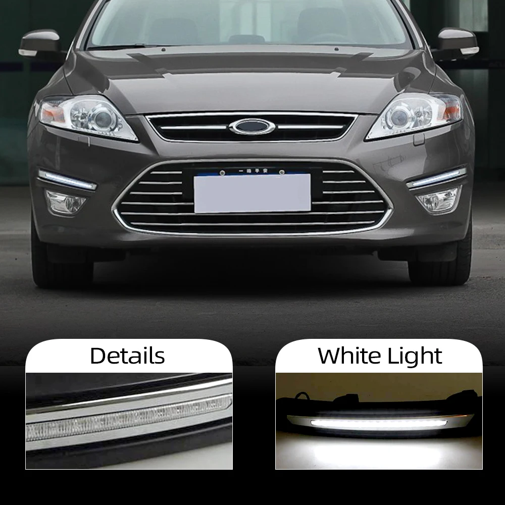 Автомобильная проблесковая 1 set/pair для Ford Mondeo 2011 2012 2013 DRL Вождения освещают
