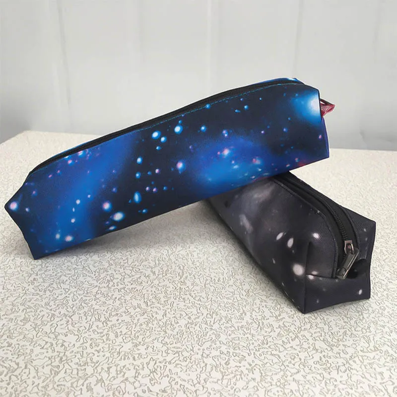 Galaxy Stars Печать Макияж сумка для женщин пеналы для ручек сумка для школьников ребенок пенал-конверт офисный школьные канцелярские товары