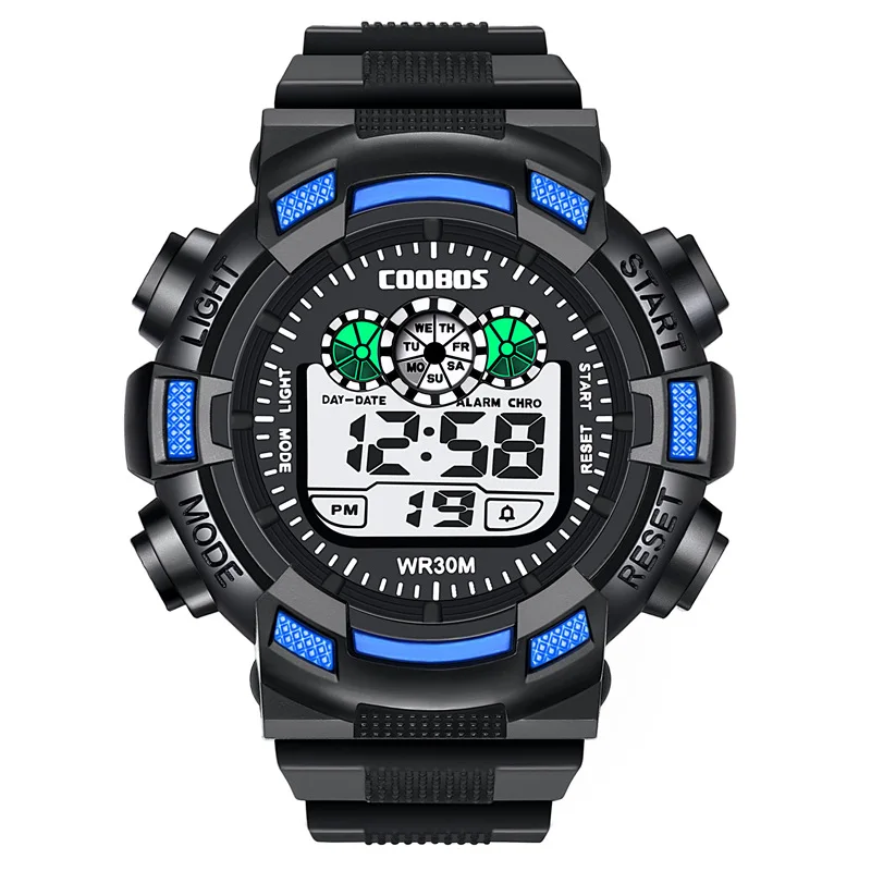 

Factory direct Kubaoshi waterproof luminous men's watches multi-function chronograph seconds men's watches