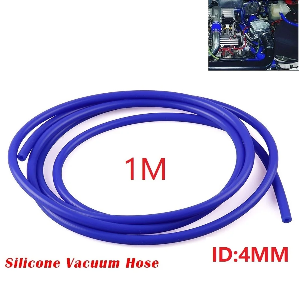 Silicone Hose 1m Vacuum Tube Coolant Intercooler Pipe ID 3MM 4mm silicone hose silicone hose connector