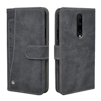 

Luxury Vintage Case For OnePlus 1+ 7T 7 6 5 3 2 1 6T 5T 3T Pro Case Flip Leather Soft Silicon Wallet Cover Fundas Phone Bag